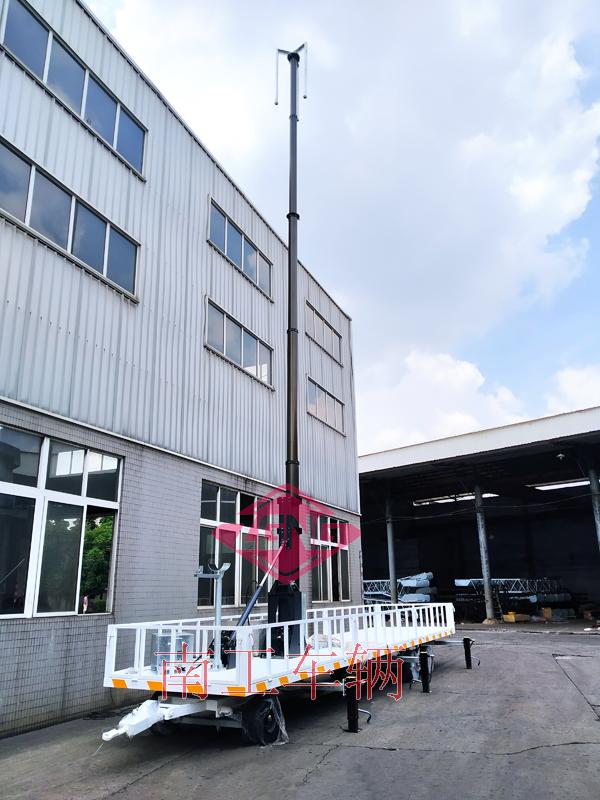 7-ton mobile towing flatbed tool trailer